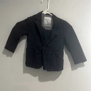 Zara blue linen suit size 2-3